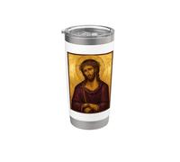 Icône orthodoxe du Christ époux - Extrême humilité Gobelet isotherme en acier inoxydable double paroi