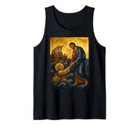 Icône orthodoxe du Christ sauvant Pierre Débardeur