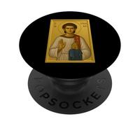 Icône orthodoxe du Protomartyr de Saint Étienne PopSockets PopGrip Adhésif