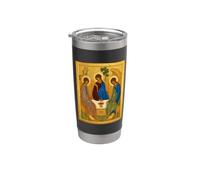 Icône orthodoxe La Sainte Trinité, L'hospitalité d'Abraham Gobelet isotherme en acier inoxydable double paroi