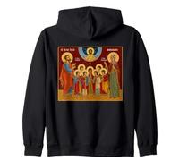Icône Orthodoxe Les Saints Martyrs Maccabées Sweat à Capuche