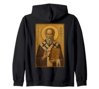 Icône orthodoxe Orientale de Saint Athanase d'Alexandrie Sweat à Capuche
