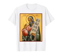 Icône orthodoxe Prophète Amos T-Shirt Graphique avec Valeur, Homme, Blanc, M