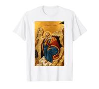 Icône orthodoxe Prophète Elias T-Shirt Graphique avec Valeur, Homme, Blanc, M