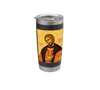 Icône orthodoxe Saint Alexandre Nevski Gobelet isotherme en acier inoxydable double paroi