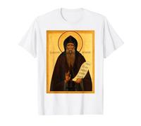 Icône orthodoxe Saint Ambroise d'Optina T-Shirt Graphique avec Valeur