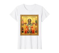Icône orthodoxe Saint Anatole de Constantinople T-Shirt Graphique avec Valeur