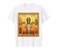Icône orthodoxe Saint Anatole de Constantinople T-Shirt Graphique avec Valeur