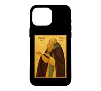 Icône orthodoxe Saint Antoine de Siya Coque pour iPhone 16 Pro Max