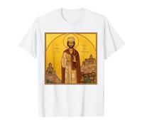 Icône orthodoxe Saint Ceux de Tbilissi T-Shirt Graphique avec Valeur, Homme, Blanc, M