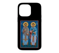 Icône orthodoxe Saint Côme et Damien de Cilicie Coque pour iPhone 14 Pro Max