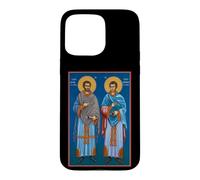 Icône orthodoxe Saint Côme et Damien de Cilicie Coque pour iPhone 15 Pro Max