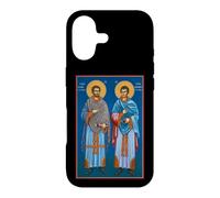 Icône orthodoxe Saint Côme et Damien de Cilicie Coque pour iPhone 17