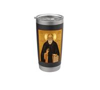 Icône orthodoxe Saint Maxime le Confesseur Gobelet isotherme en acier inoxydable double paroi