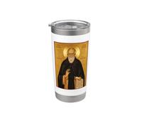 Icône orthodoxe Saint Maxime le Confesseur Gobelet isotherme en acier inoxydable double paroi