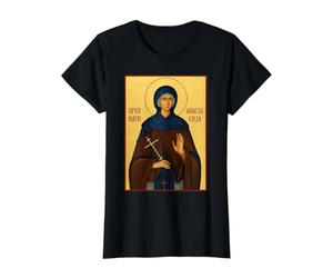 Icône orthodoxe Sainte Anastasie de Serbie T-Shirt Graphique avec Valeur