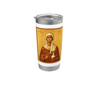 Icône orthodoxe Sainte Anastasie la Sainte Grande Martyre Gobelet isotherme en acier inoxydable double paroi