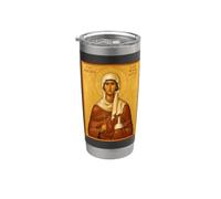 Icône orthodoxe Sainte Anastasie la Sainte Grande Martyre Gobelet isotherme en acier inoxydable double paroi