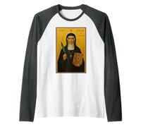 Icône orthodoxe Sainte Hildegarde de Bingen Manche Raglan