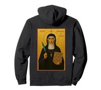 Icône orthodoxe Sainte Hildegarde de Bingen Sweat à Capuche