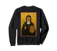 Icône orthodoxe Sainte Hildegarde de Bingen Sweatshirt