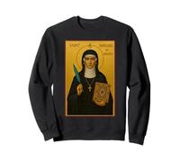 Icône orthodoxe Sainte Hildegarde de Bingen Sweatshirt