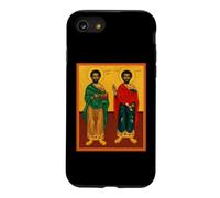 Icône orthodoxe Saints Côme et Damien Coque pour iPhone SE (2020) / 7/8