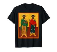 Icône orthodoxe Saints Côme et Damien T-Shirt