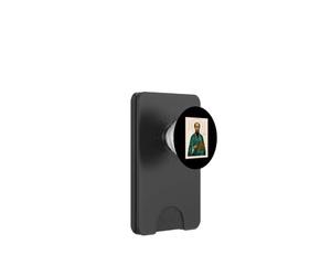 Icône orthodoxe St David du Pays de Galles PopSockets PopWallet pour MagSafe