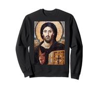 Icône Pantocrator de Jésus-Christ du monastère Sainte-Catherine Sweatshirt