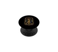 Icône sacrée de dévotion catholique Florale Bleue Vierge Marie PopSockets PopGrip Adhésif