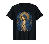 Icône sacrée de prière catholique de la Vierge Marie T-Shirt