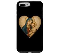 Icône Saint Marie avec bébé Jésus Christ Santa Maria Cœur Icône Coque pour iPhone 7 Plus/8 Plus