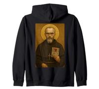 Icône Sainte catholique de Saint Maximilien Kolbe Sweat à Capuche