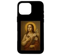 Icône Sainte catholique de Sainte Maria Goretti Coque pour iPhone 16 Pro Max
