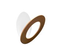 Icone Vera 21 Decken-/Wandleuchte, blanc / cuivre bronze