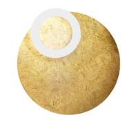 Icone Vera 50 Decken-/Wandleuchte, feuille d`or / blanc