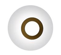 Icone Vera 66 Decken-/Wandleuchte, blanc / laiton