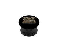 Icônes américaines 1776-2026 De Nombreux endroits, Une Seule Nation PopSockets PopGrip Adhésif