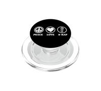 Icônes Basiques Simples de la Paix, de l'amour et du Rap PopSockets PopGrip pour MagSafe