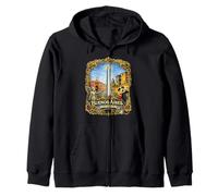 Icônes de Buenos Aires Argentine Classique Filleteado Art Sweat à Capuche