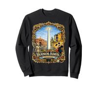 Icônes de Buenos Aires Argentine Classique Filleteado Art Sweatshirt