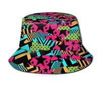 Icônes De La Mode Rétro des Années 80 Et 90 Unisexe Bucket Hat Confortable Bob Respirant Chapeau De Pêcheur pour Été Plage Pêche Voyage