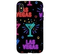Icônes de Style de Nuit du Casino Las Vegas Nevada Coque pour iPhone X/XS
