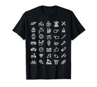 Icônes De Voyage Chemise Drôle Voyageur Hack Langue Voyager T-Shirt