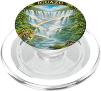 Icônes des Chutes d'Iguazu : Faune, Papillons et arcs-en-Ciel PopSockets PopGrip pour MagSafe
