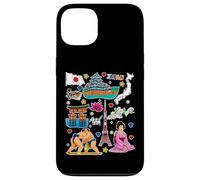 Icônes du Japon, Tour de Tokyo, Carte, Sumo et Art de la Culture Japonaise Coque pour iPhone 13
