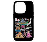 Icônes du Japon, Tour de Tokyo, Carte, Sumo et Art de la Culture Japonaise Coque pour iPhone 14 Pro