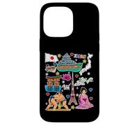 Icônes du Japon, Tour de Tokyo, Carte, Sumo et Art de la Culture Japonaise Coque pour iPhone 14 Pro Max