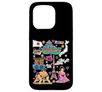 Icônes du Japon, Tour de Tokyo, Carte, Sumo et Art de la Culture Japonaise Coque pour iPhone 15 Pro